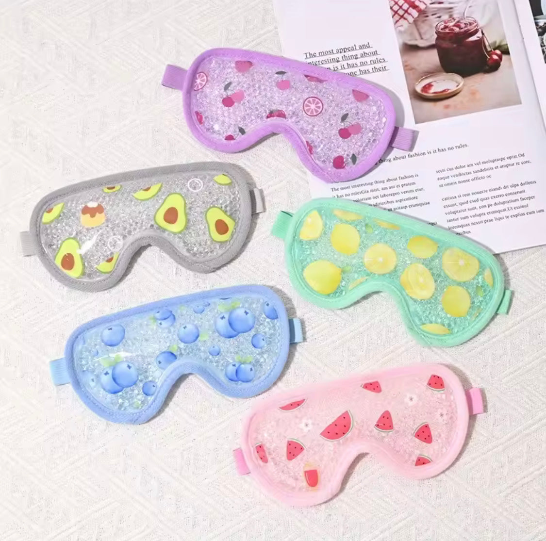 Reusable Cooling Eye Mask, Hot And Cold Therapy Eye Mask For Puffiness, Soothing Ice Pack Eye Mask, Cooling Eye Mask With Gel Bead Reusable Cooling Eye Mask, Hot And Cold Therapy Eye Mask For Puffiness, Soothing Ice Pack Eye Mask, Cooling Eye Mask With Gel Bead